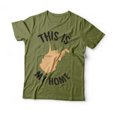 West Virginia My Home T-shirt