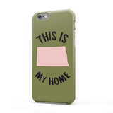 North Dakota My Home Phone Case