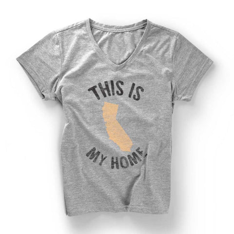 California My Home V-Neck