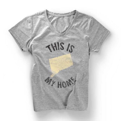 Connecticut My Home V-Neck