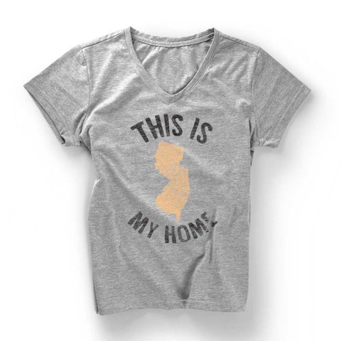 New Jersey My Home V-Neck