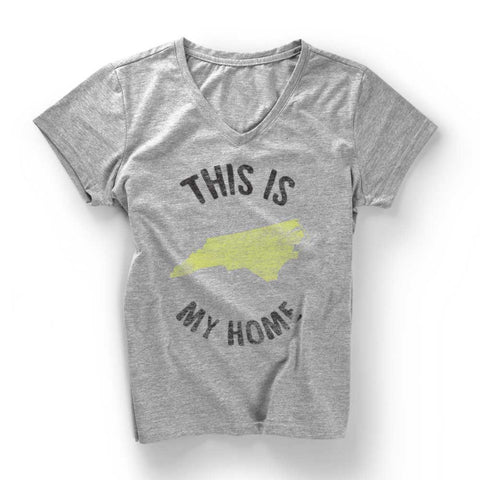 North Carolina My Home V-Neck