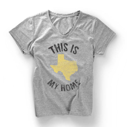 Texas My Home V-Neck