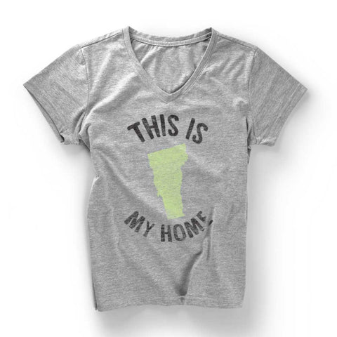 Vermont My Home V-Neck