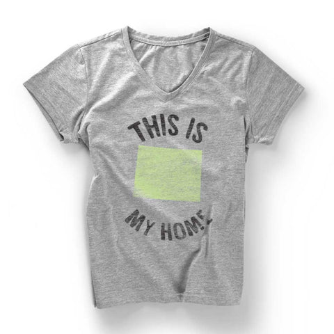 Wyoming My Home V-Neck